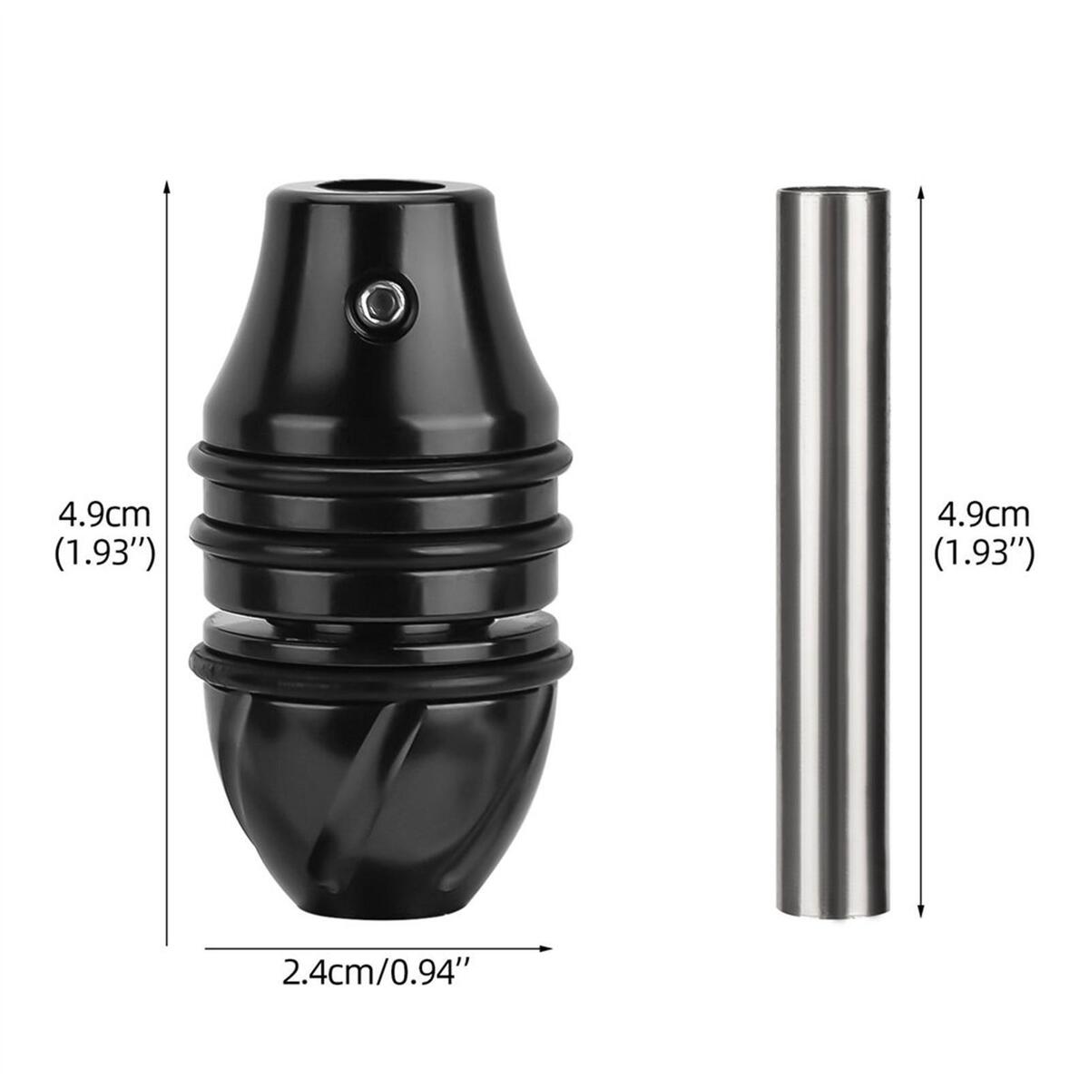 Self Locking Tattoo Grip 24mm Aluminum Alloy Non Slip for Salon Home Use