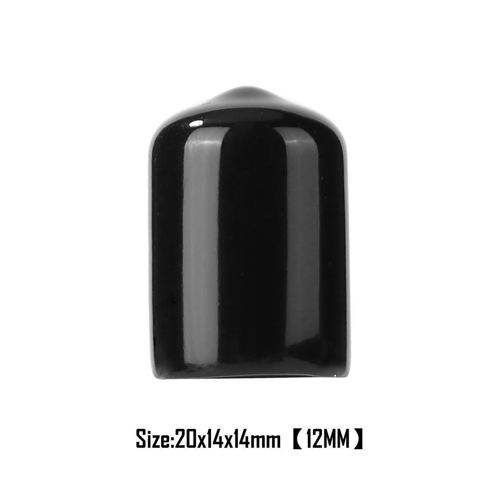 5pcs Plastic Pool Cue Tip Protector Club Pub Snooker Accessories (12mm)