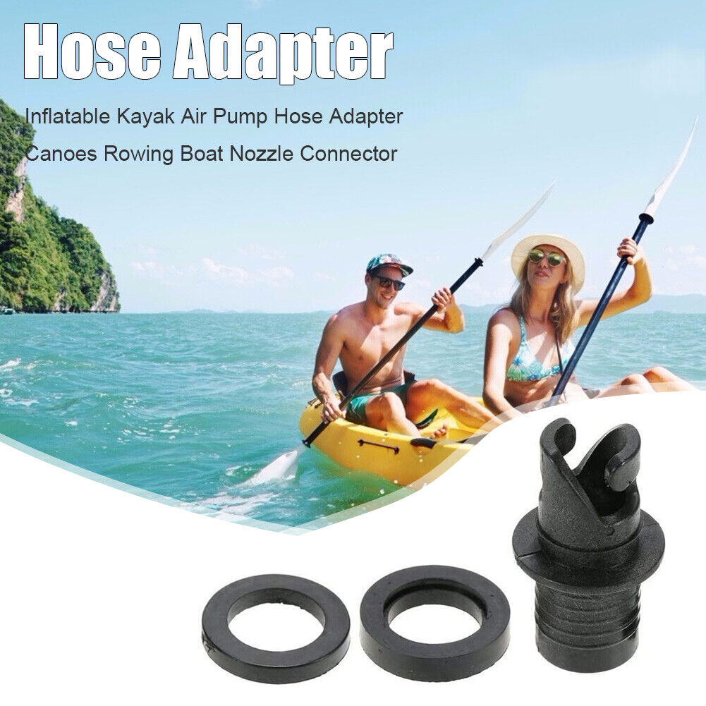 Inflatable Kayak Air Pump Hose Adapter Canoes Rowing Boat Nozzle Connector