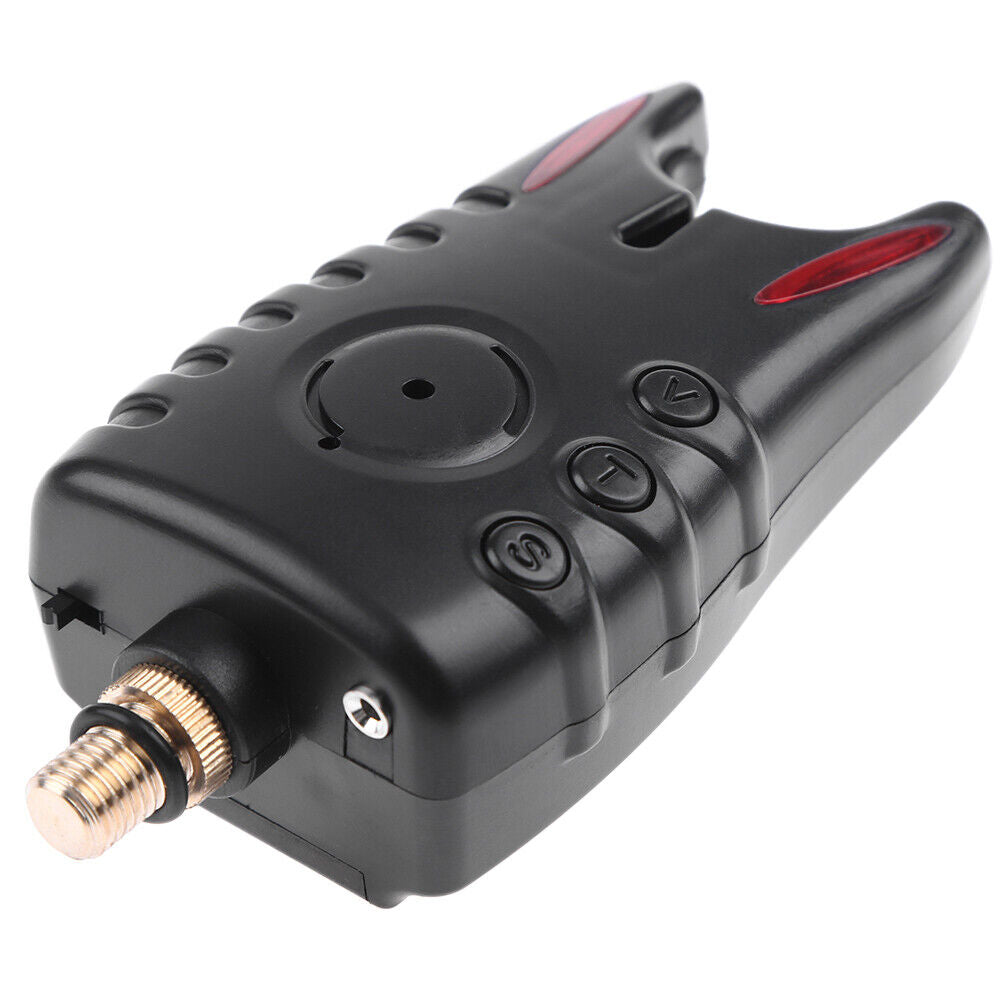 LED Fishing Bite Alarm Adjustable Tone Volume Carp Fishing Tackle (Red)
