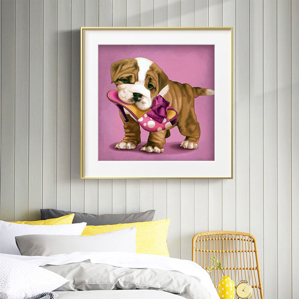 Cartoon Dog Full Drill Round Diamond Painting Mosaic for Bead Art (A2155)