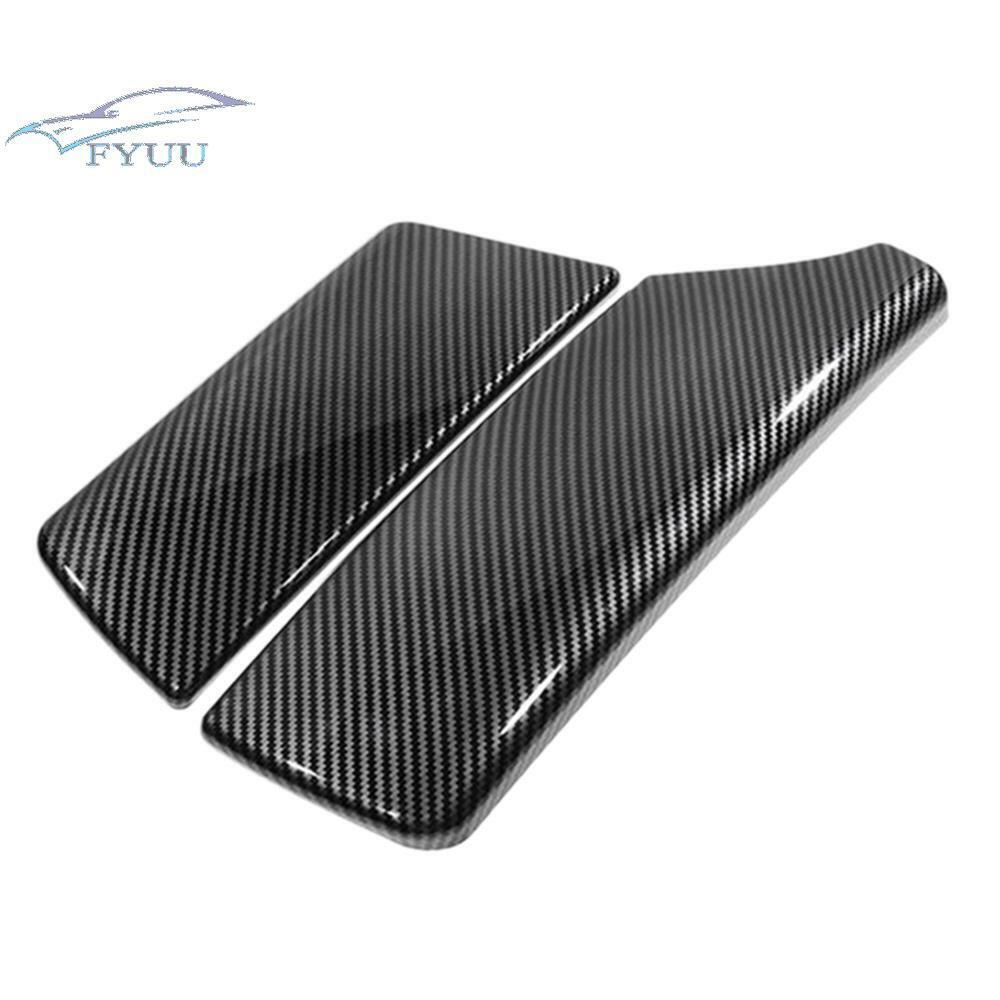 Carbon Fiber Look Console Armrest Cover Pad For BMW 5 Series F10 F18 2011-17 RHD