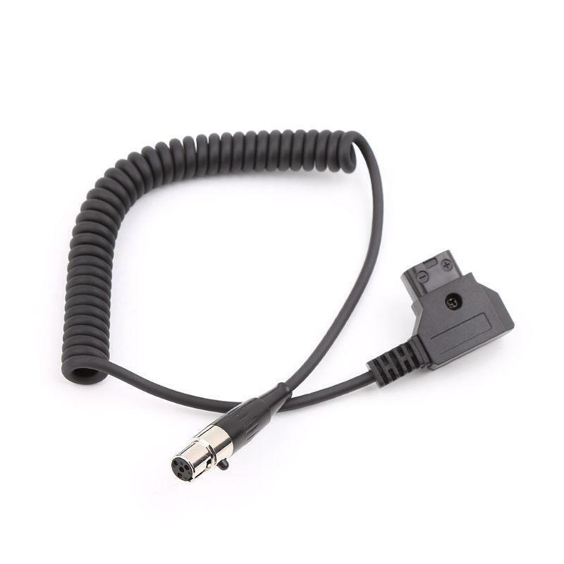 Monitor Power Line D-Tap To Mini XLR 4-pin Plug For ARRI Cameras Monitors 12V