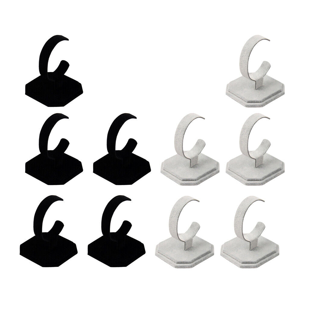 10 Pieces Velvet Jewelry Display Stand Bracelet Wrist  Holder