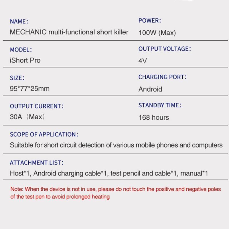 Mobile Phone Repair Anti-burn Artifact PC Motherboar Circuit Detector
