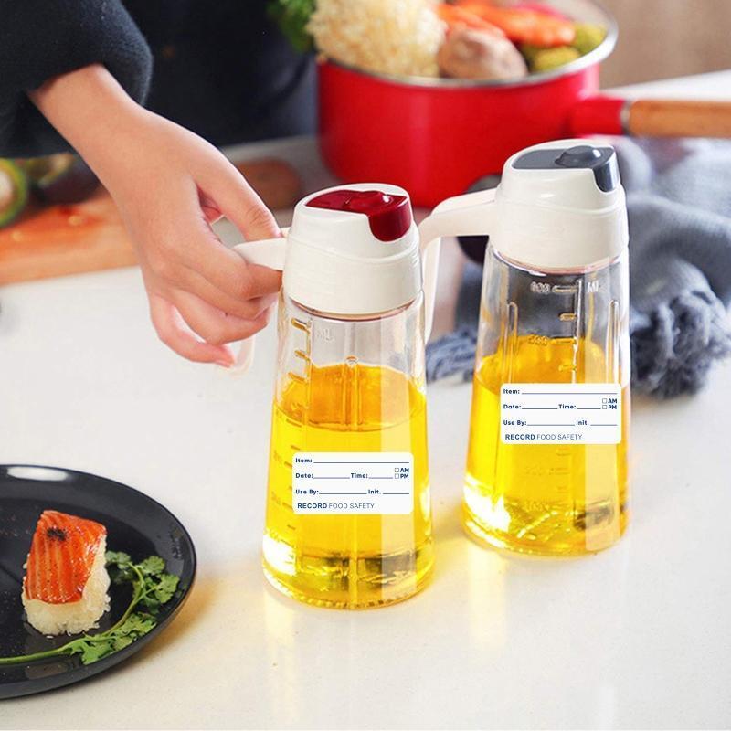 Dissolvable Food Labels for Glass Plastic Containers Fridge Freezer Food Lables