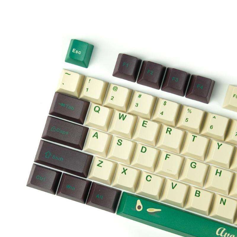 141pcs PBT Keycap Cherry Profile Dye Sublimation Keycap w/ 7U Space Bar Key Cap