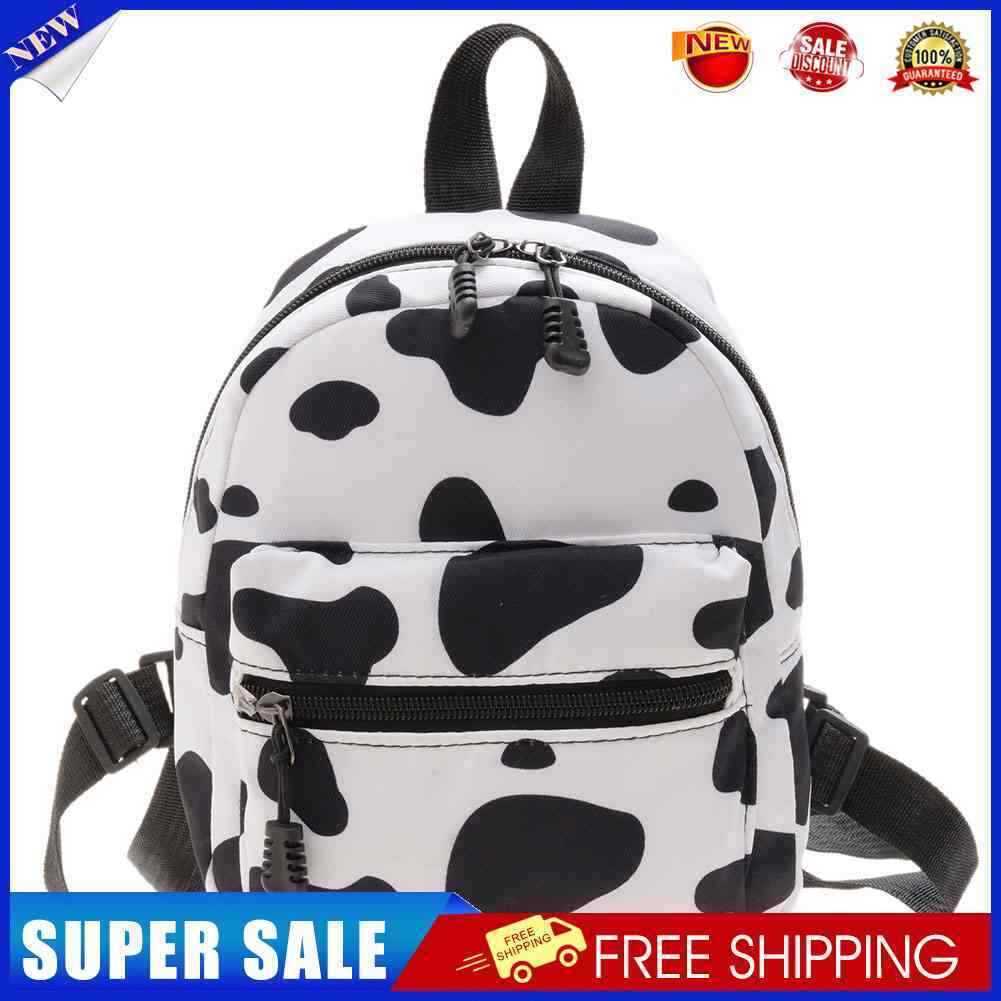 Fashion Women Animal Pattern Printing Backpack Casual Small Handbags (C)