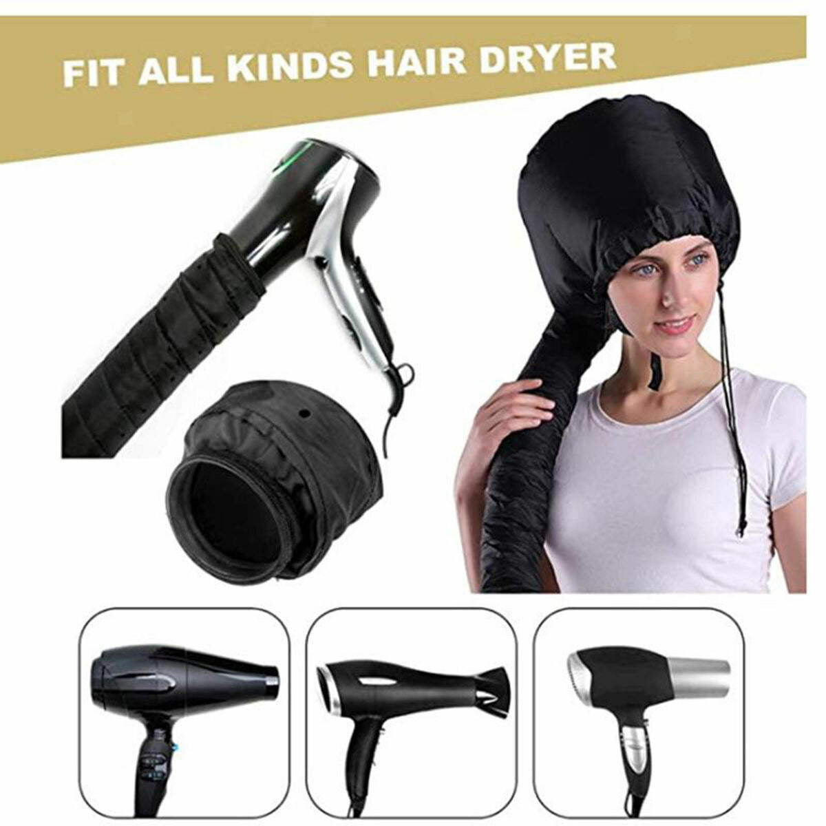 Compact  Drying Bonnet   & Extended Hose for Styling