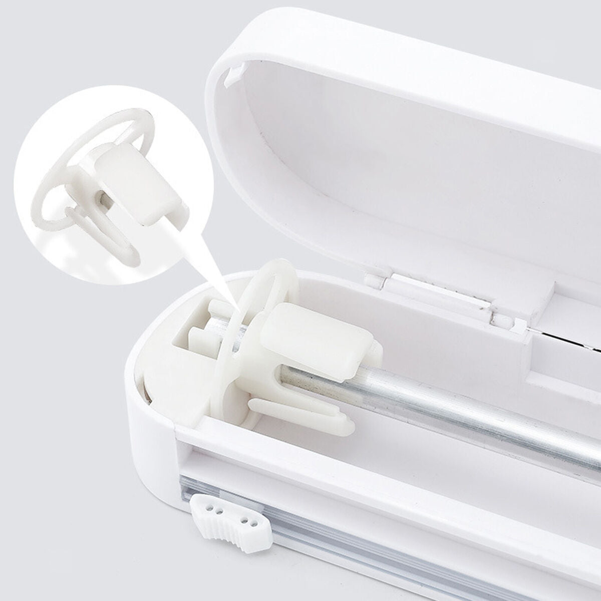 Reusable Cutter  Cling  Plastic Paper Dispenser with Slide