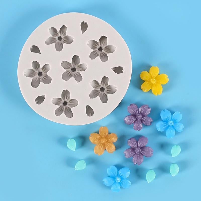 Cake Moulds Cake Decoration Tools Silicone Material for Chocolate Flower Inserts