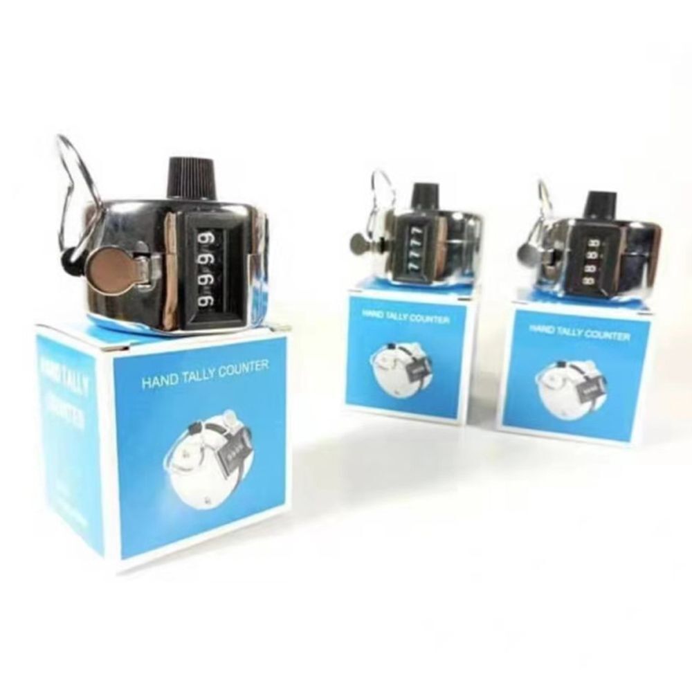 Portable Counting Clicker Number Counting Mechanical Counter 4 Digit Number