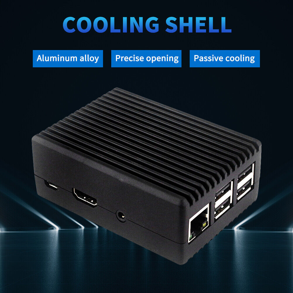 Passive Cooling Shell Case for Raspberry Pi 3B/3B+ Heat Dissipation Cover