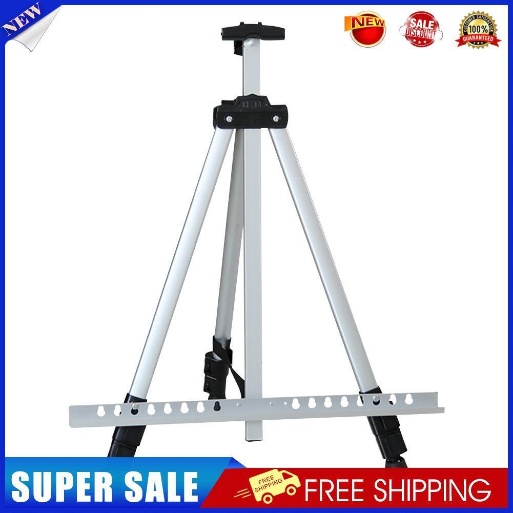 1.6m Aluminium Alloy Folding Painting Frame Adjustable Tripod Display Shelf