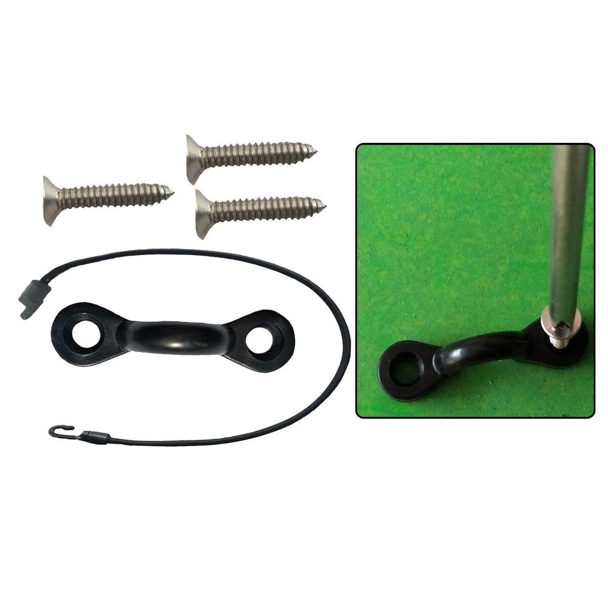 Kayak Deck Rigging Kit  Pad Eye with Screws Replacement for Boats