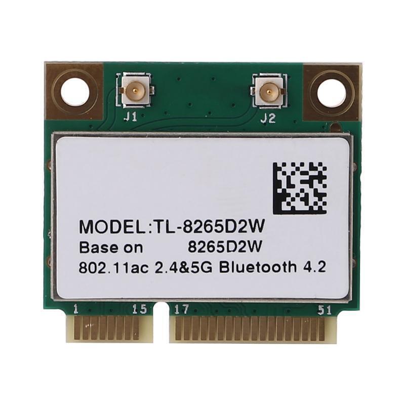 Dual Band Wireless-AC 8265D2W 2.4G/5Ghz 802.11ac 867Mbps Bluetooth-compatible