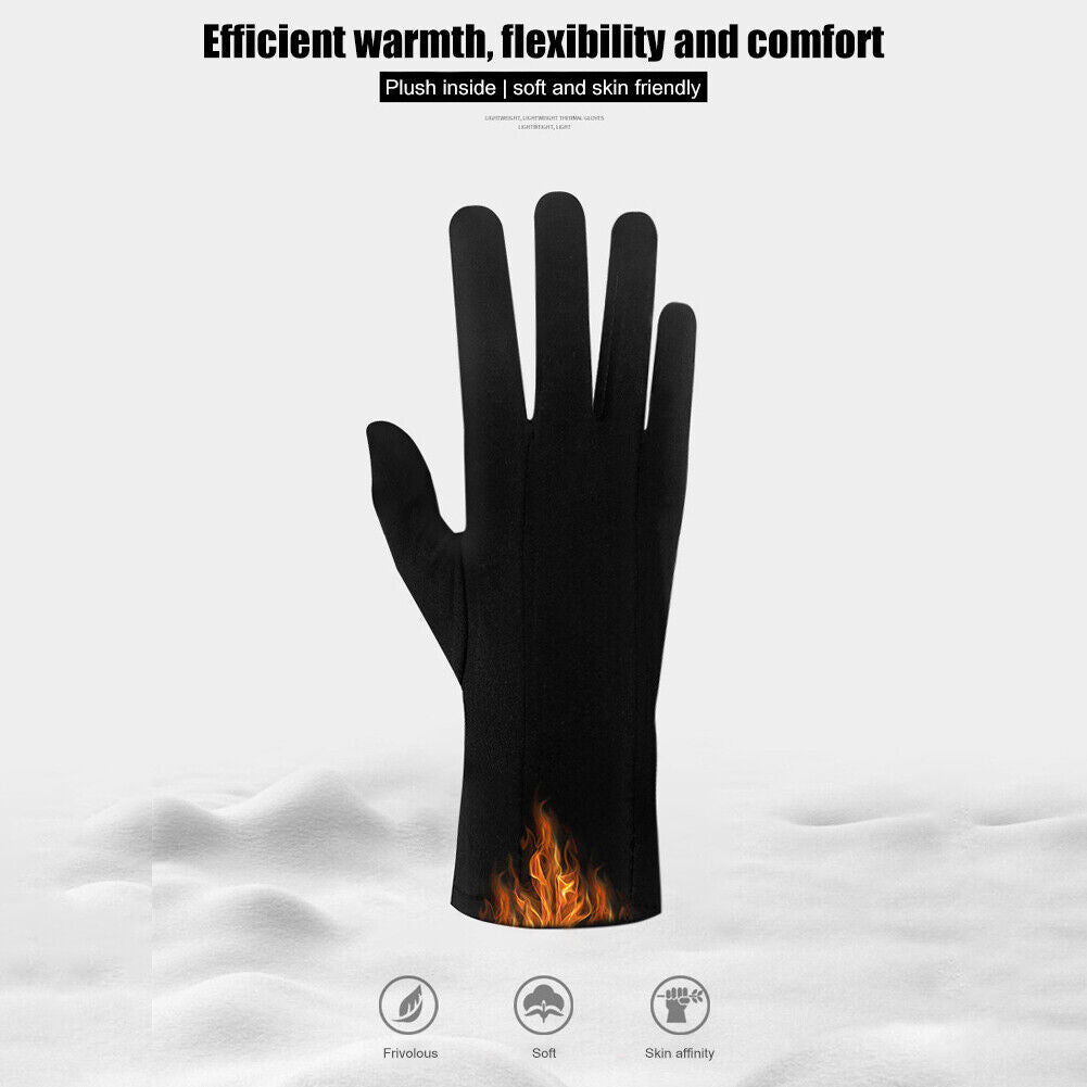 1 Pair Winter Bike Cycling Gloves Touch-Screen Mittens for Men Women (M)