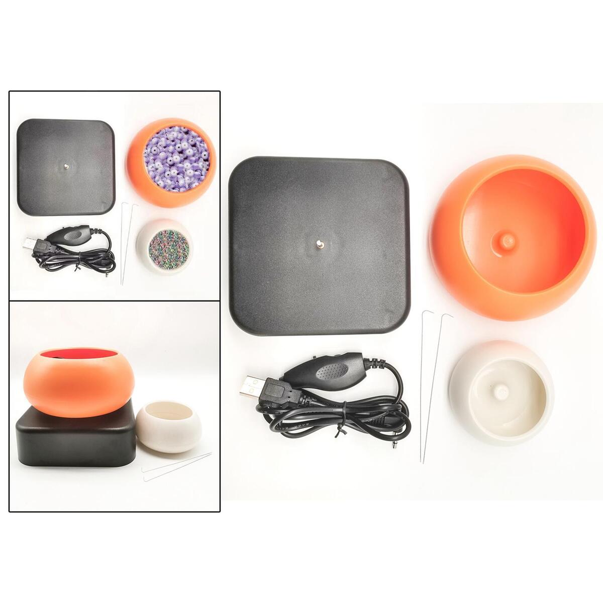 Bead Spinner Accessories 2 Beading Bowls Handsfree for Bracelet Spinnings