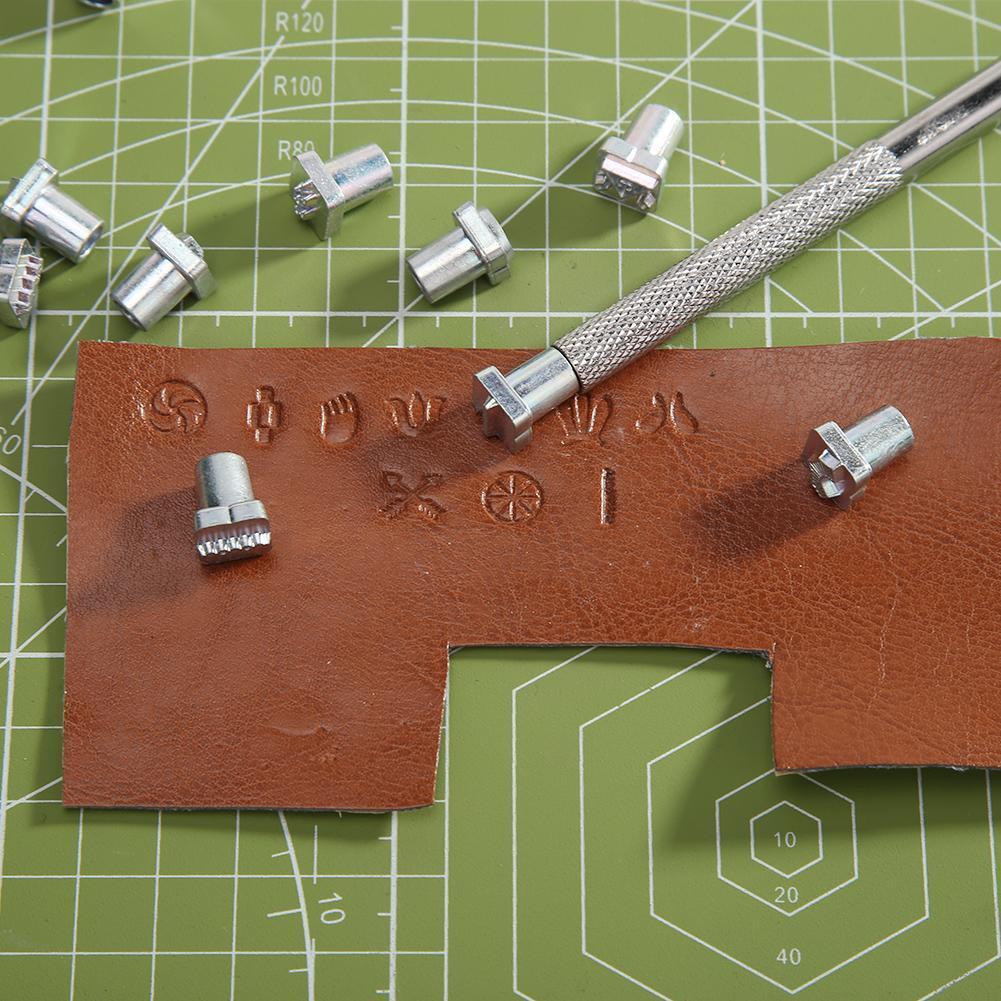 Craftool Carbon Steel Symbol Stamp Set 49 Stamps for Leather Marking