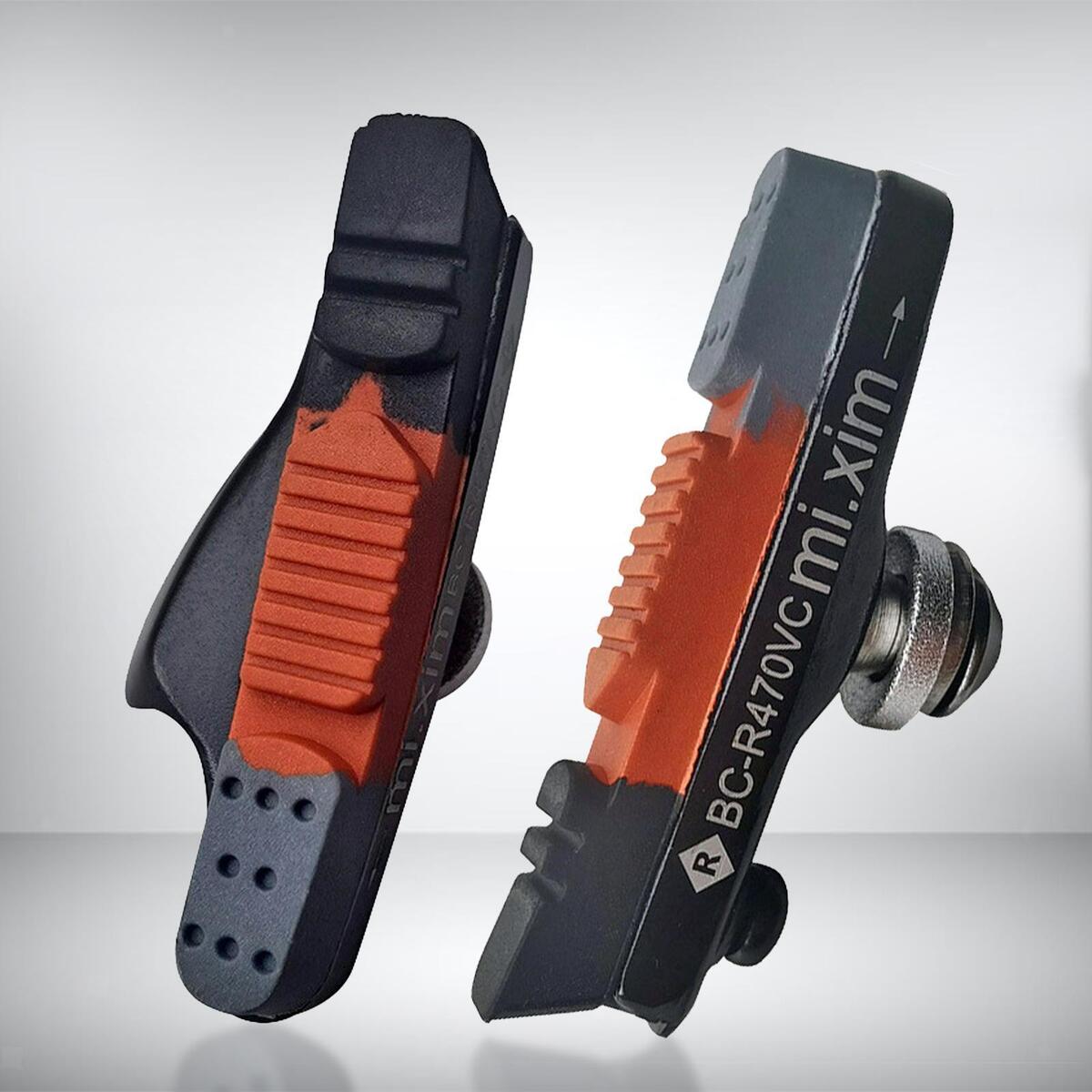 2 Pieces Bike Brake Pad Left&Right V Brake Holder Durable 55mm for Cycling