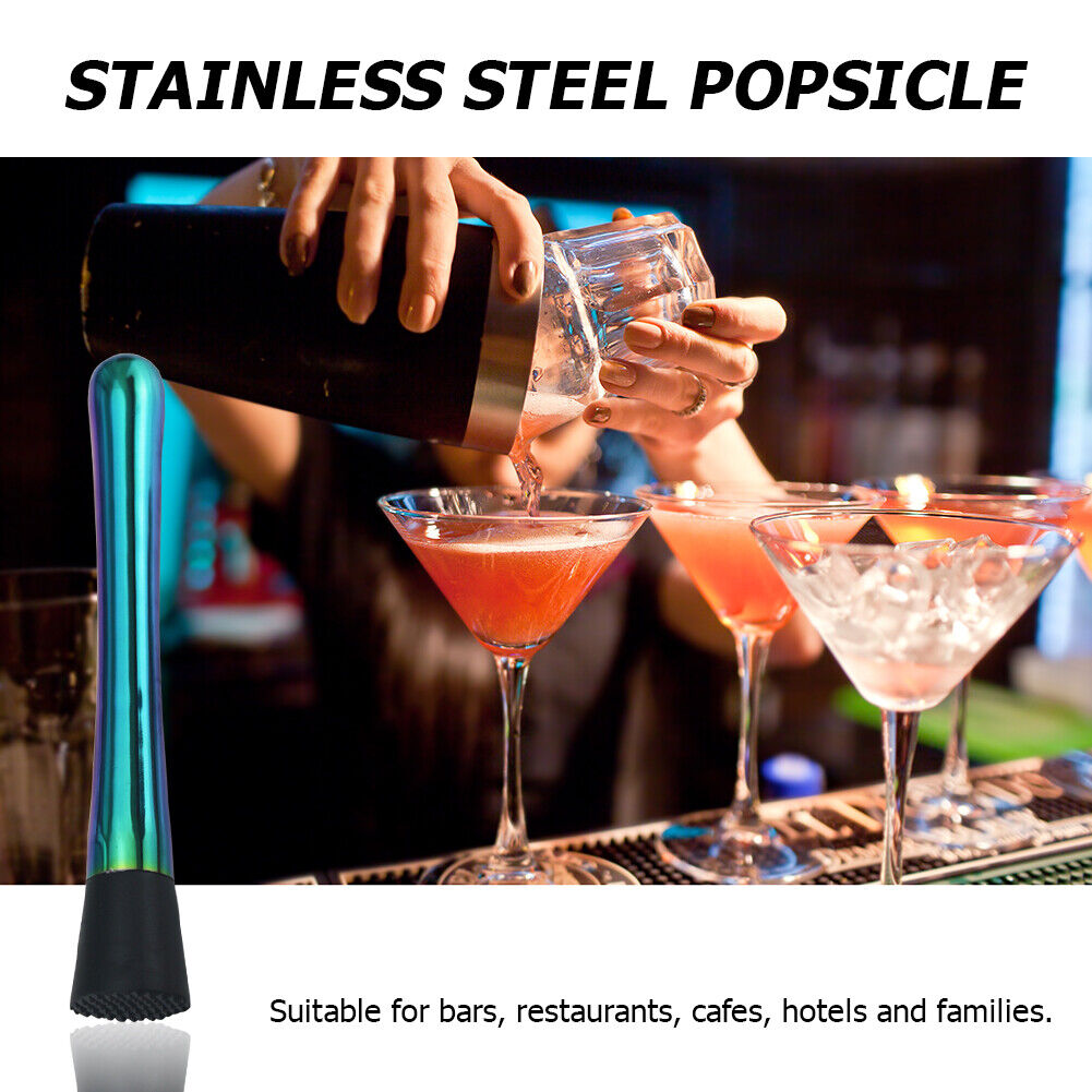 Bar Mixer Cocktail Mojito DIY Drink Fruit Crushed Ice Muddler (Dazzle)