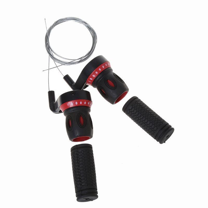 1 Pair Derailleur Grips Bicycle Lever Transmission Twist Grip Speed Change MTB