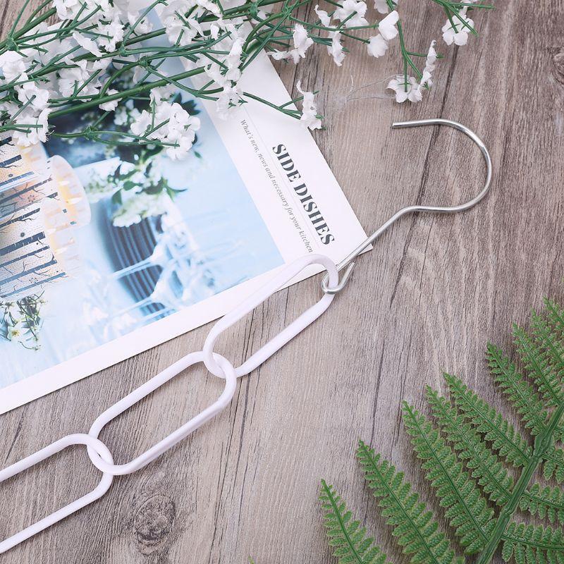 Plastic Clothes Market Shop Display Hanging Chain Hooks With 23 RingsHanger