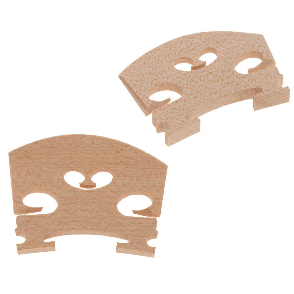 2PCS Violin String Bridge Fingerboard Template Reference for 4/4 Violin