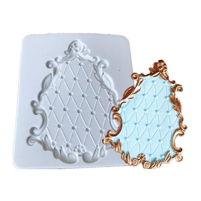 Silicone Cookie Cutters European Style Picture Frame Baking Tool Cake Decoration