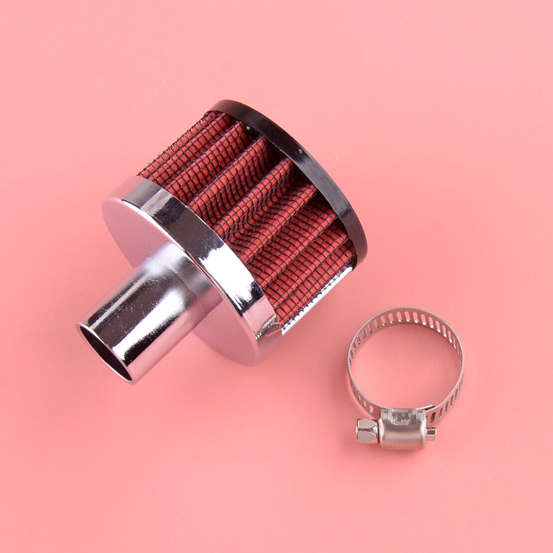 1pc 19mm Crankcase Air Filter w/ Clamp Oil Catch Vent Valve Cover Breather