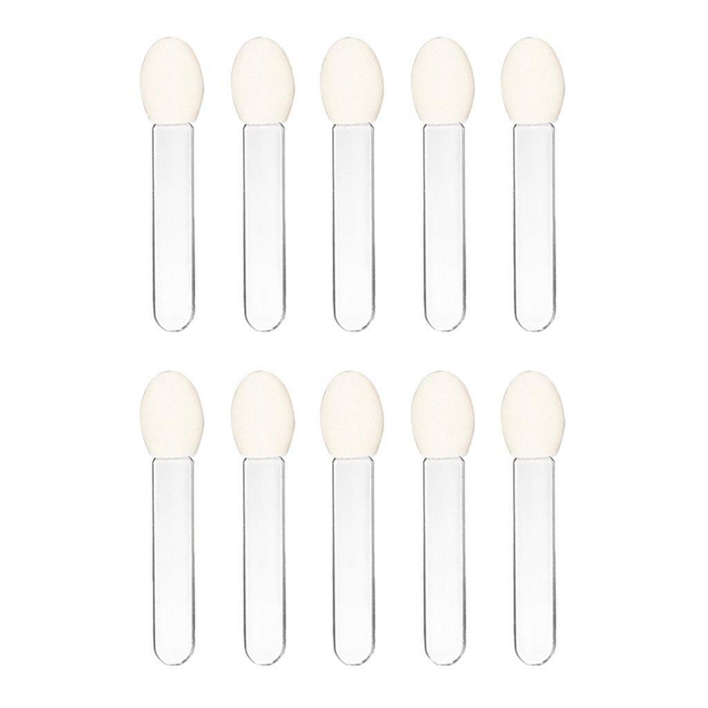 10pcs Disposable Eyeshadow Brush Sponge Tipped  Makeup Tool , Eyeshadow