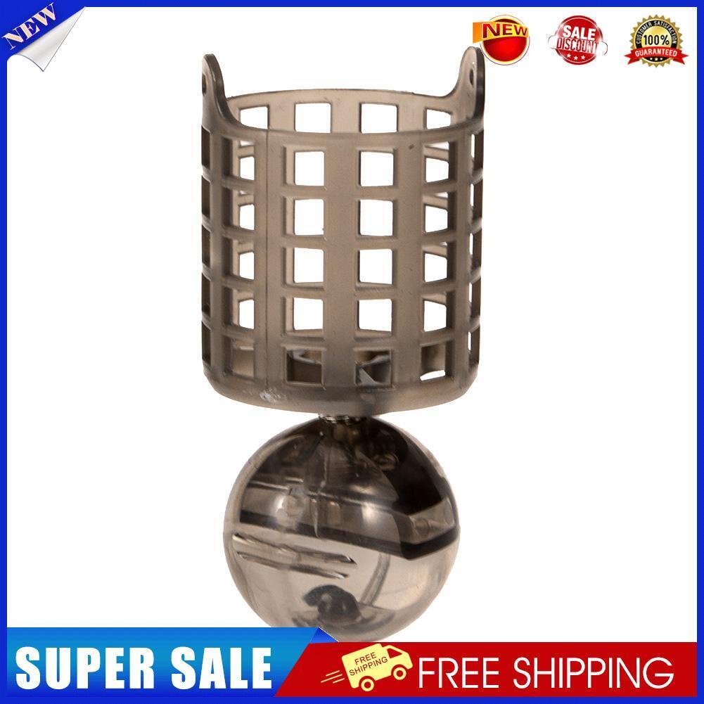Fishing Bait Cage Connector Sinker Feeder Bait Holder Fishing Tackle (L)