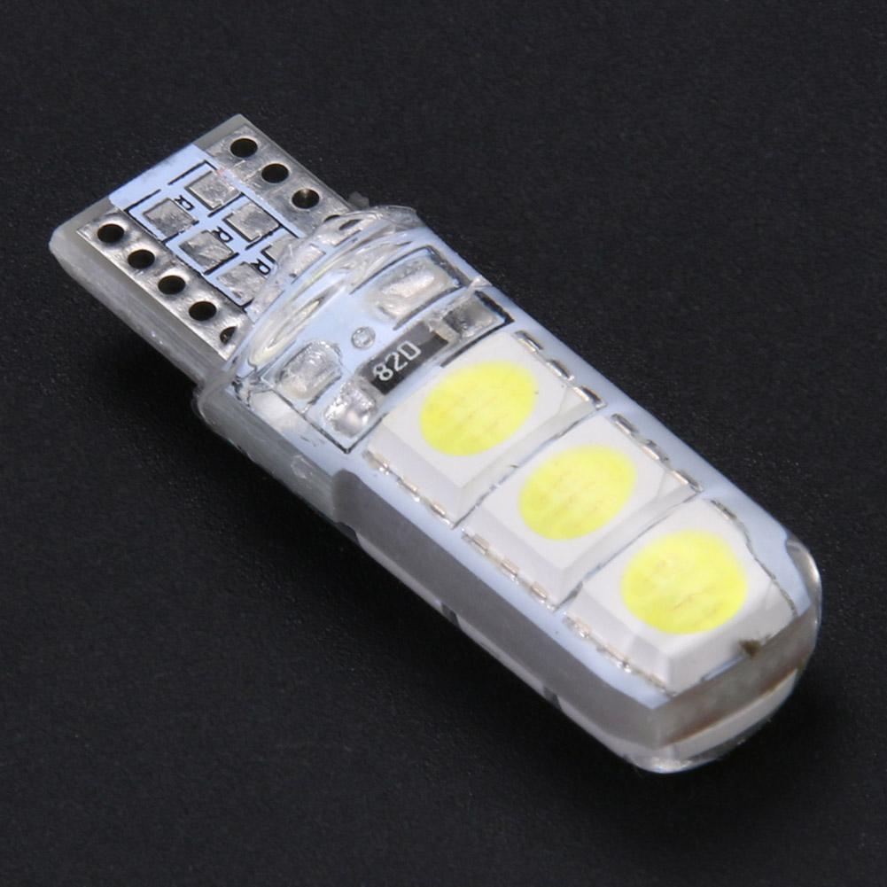 10pcs T10 SMD5050 LED Waterproof Car Wedge Lights Auto White Light Bulbs