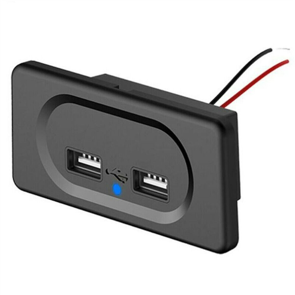 DC5V/3.1A Dual USB Ports Charger Socket For 12V Car Boat Motorhome Caravan 2021