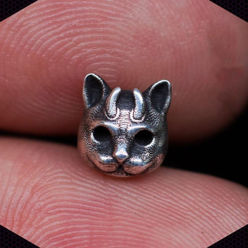 Punk Cat Stud Earrings Devil Horn Ear Decoration Hip Hop Jewelry for Girl Ladies