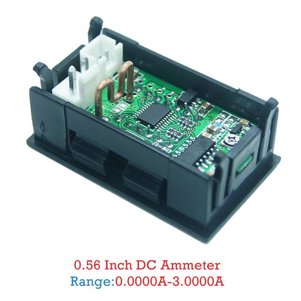 0.36inch LED Display High Precision Ammeter Panel Current Meter (0-3.0000A