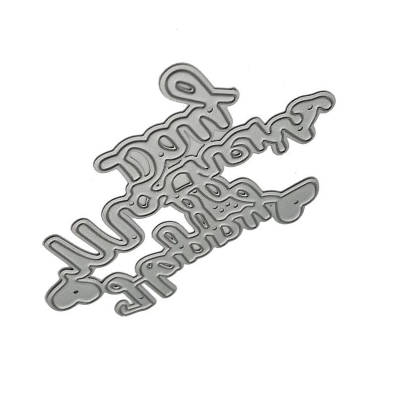 Metal Cutting Dies Happy Mothers Day Die Cuts for Card Making Scrapbook Stencil