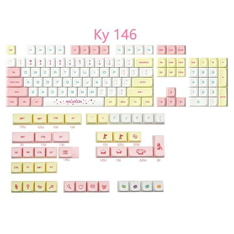 XDA Profile Keycaps PBT Dye Sublimation Set for Mechanical Gaming Keyboard 146