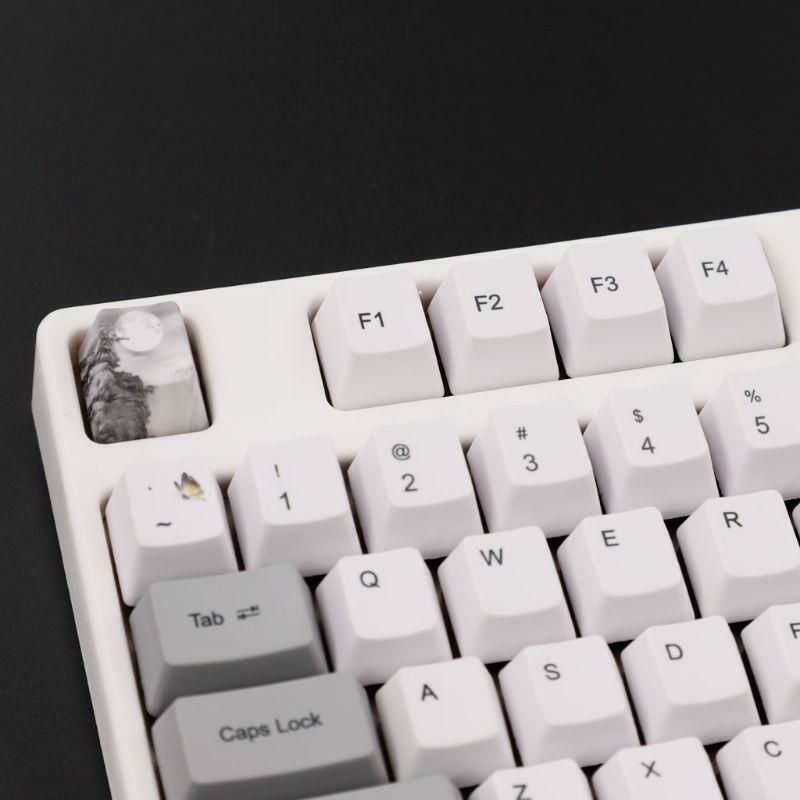 113 Keys Ink Keycap OEM PBT Keycaps Set Mechanical Keyboard Keycaps PBT Dye Sub