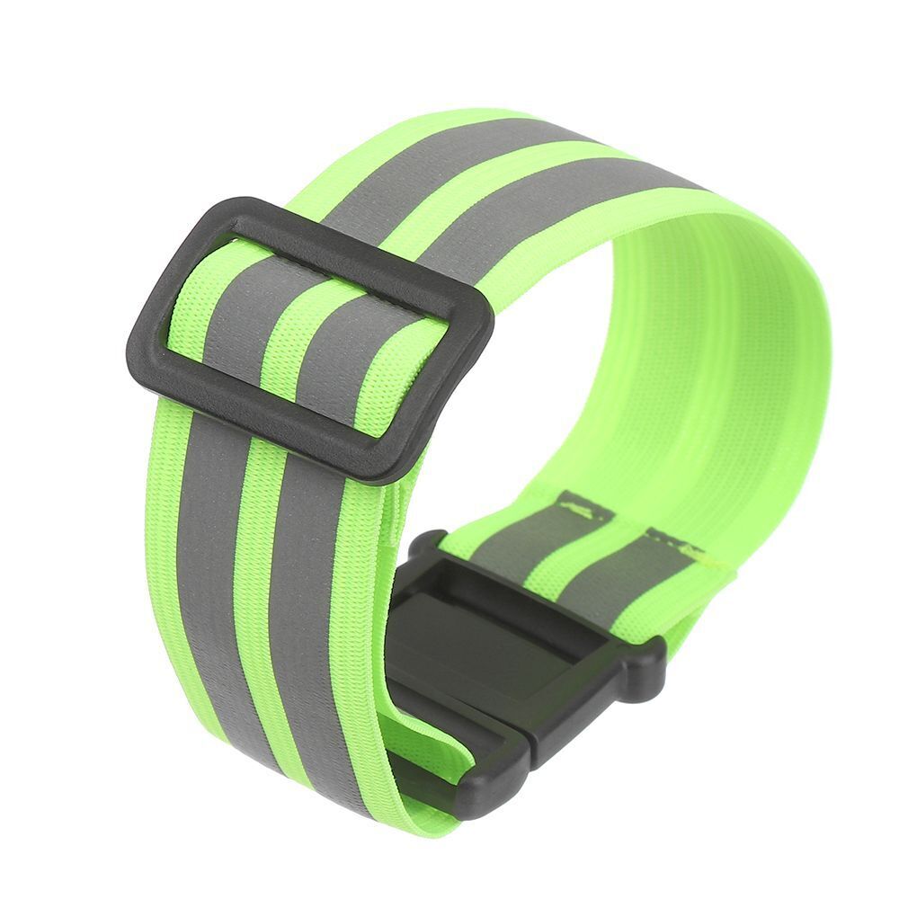 Wristband Warning Armband Cycling Reflective Strips Bicycle Bind Strap