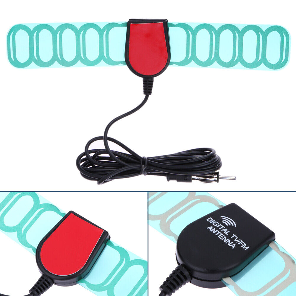 New Indoor HDTV Tuner Aerial Booster Amplifier Car Digital TV FM Antenna
