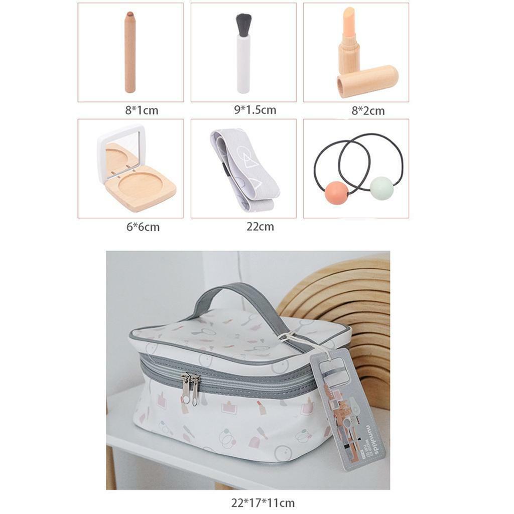 Wooden Girl  Makeup  Scissors with Cosmetic Bag Gifts