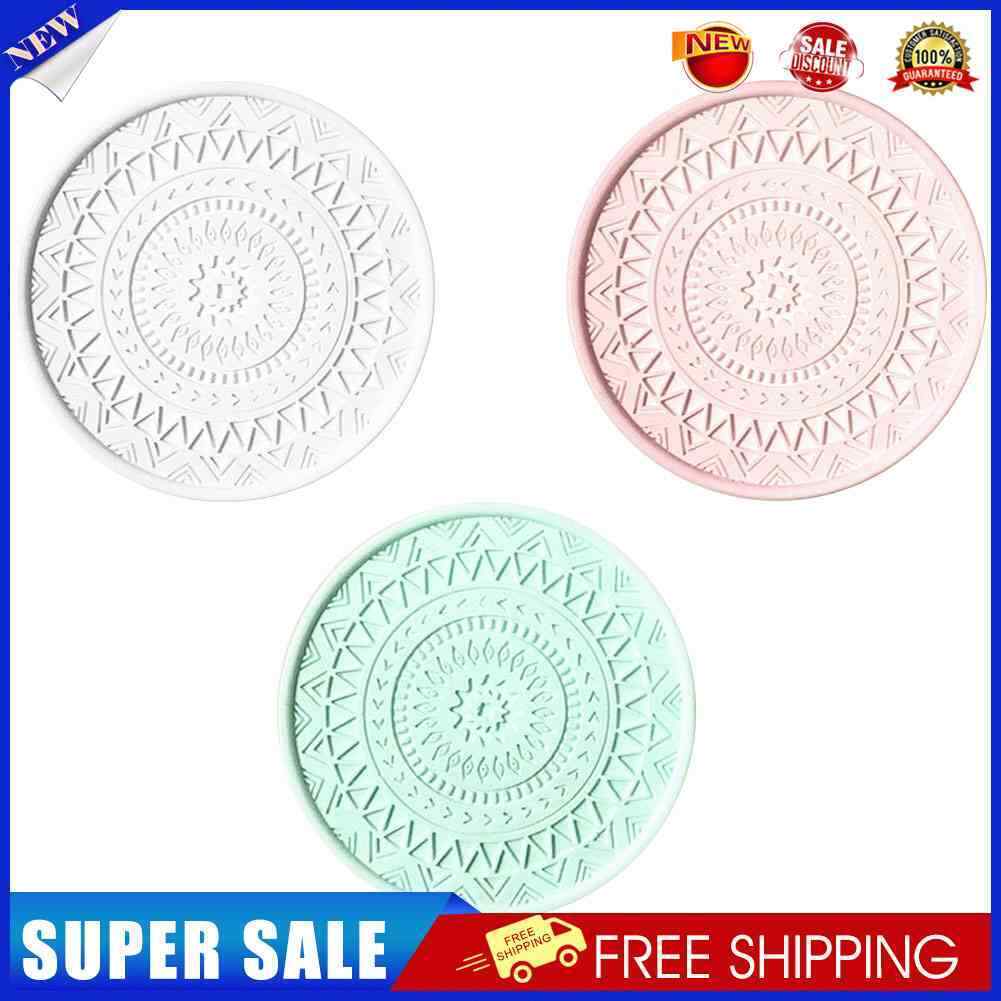 4pcs Drink Coaster Table Placemats Silicone Heat-resistant Coffee Cup Mats