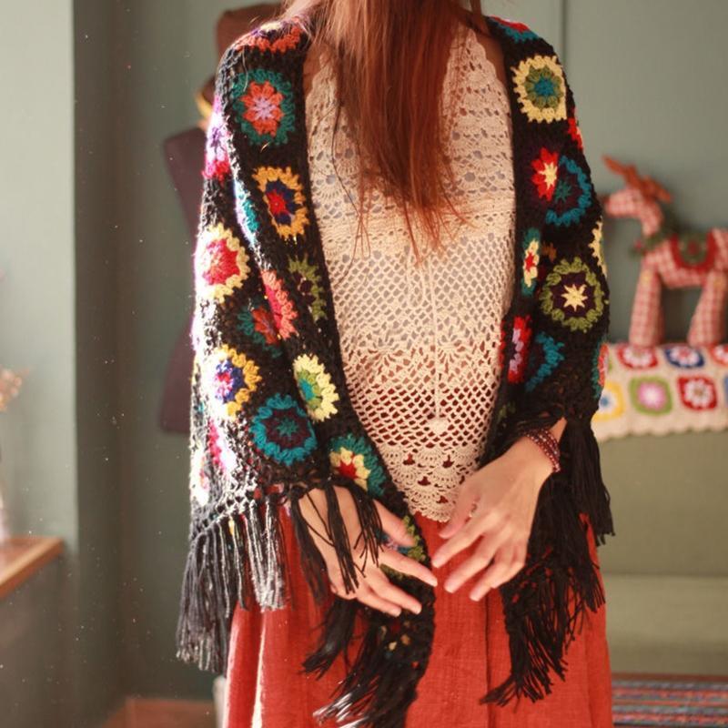 Fashion Women Scarves Large Shawl Winter Thick Warm Soft Acrylic Fibres Cloak