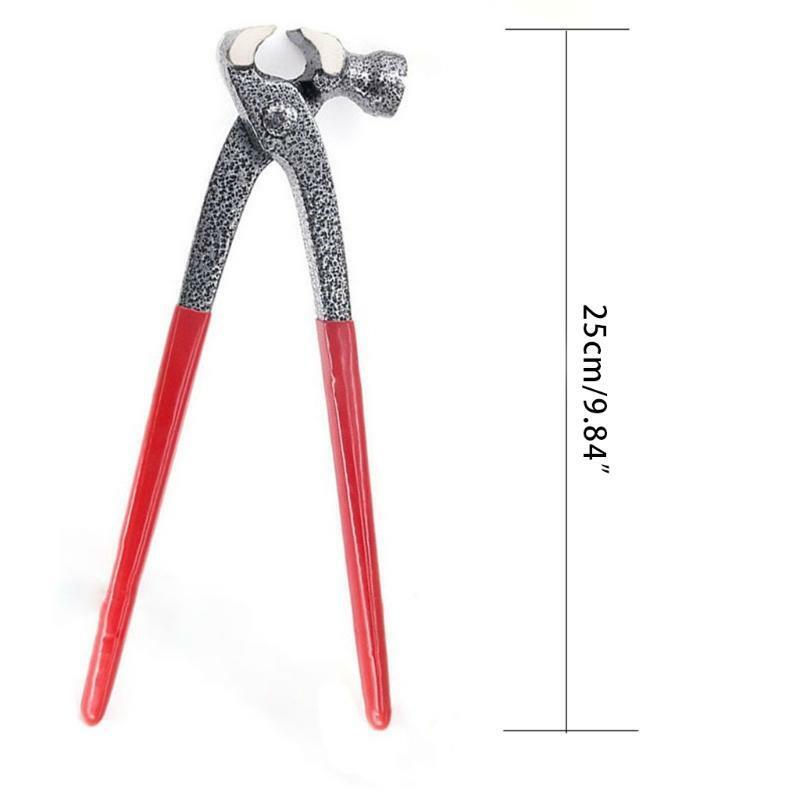 Farrier Hoof Pliers with Hammer Ideal Gift for Farm Breeders Rust Resistance