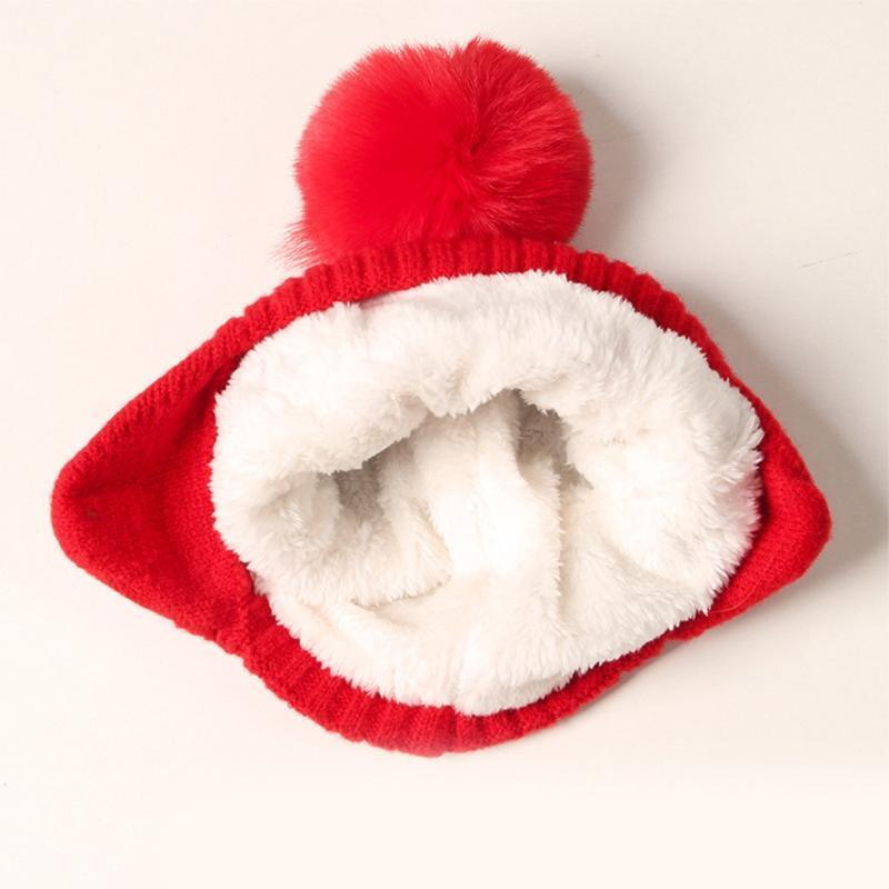 3pcs/set Led Christmas Antlers Children Hat Scarf Gloves Gift Box for Birthday