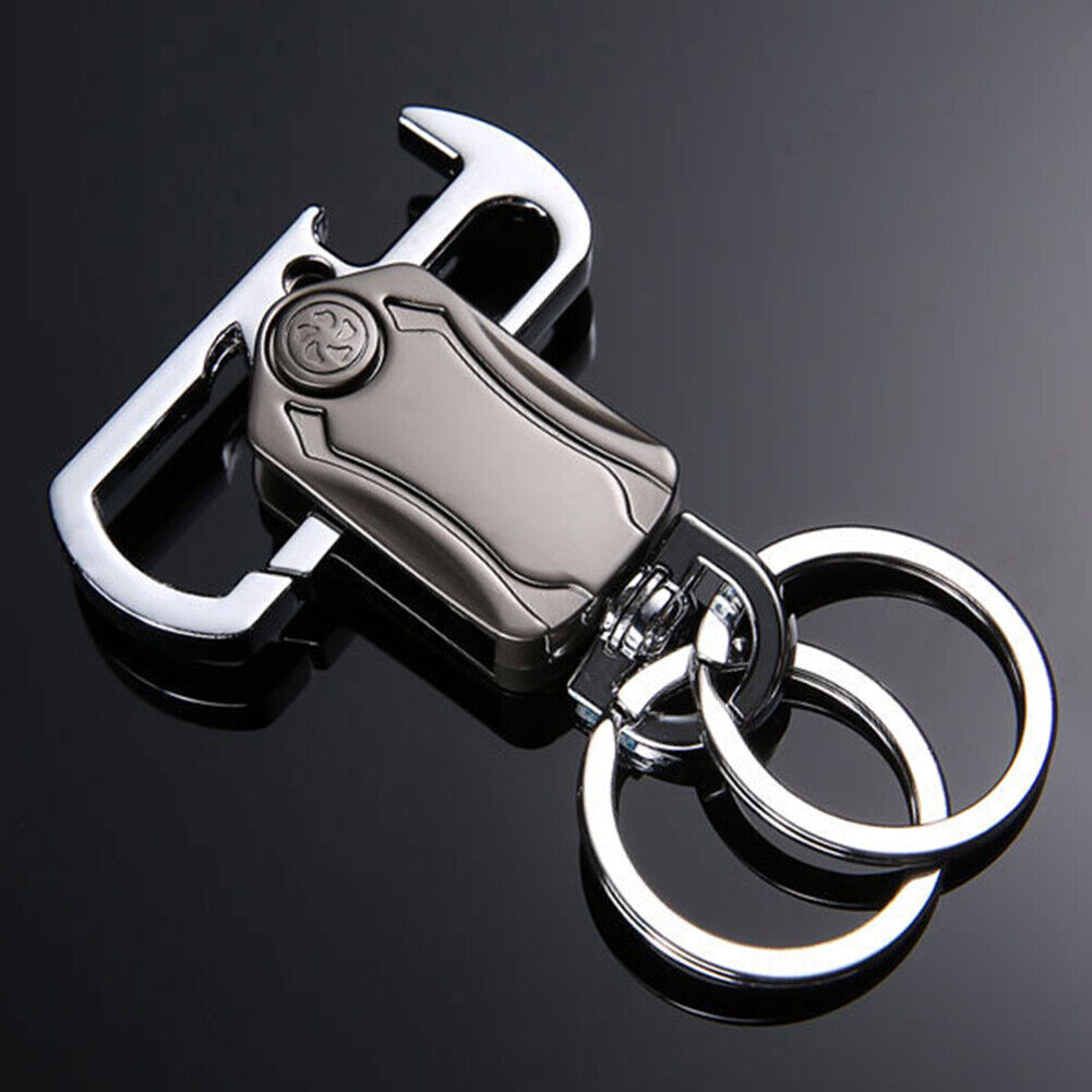 360 Rotation Keychain Bottle Opener Pocket Outdoor Camping EDC Multi Tools