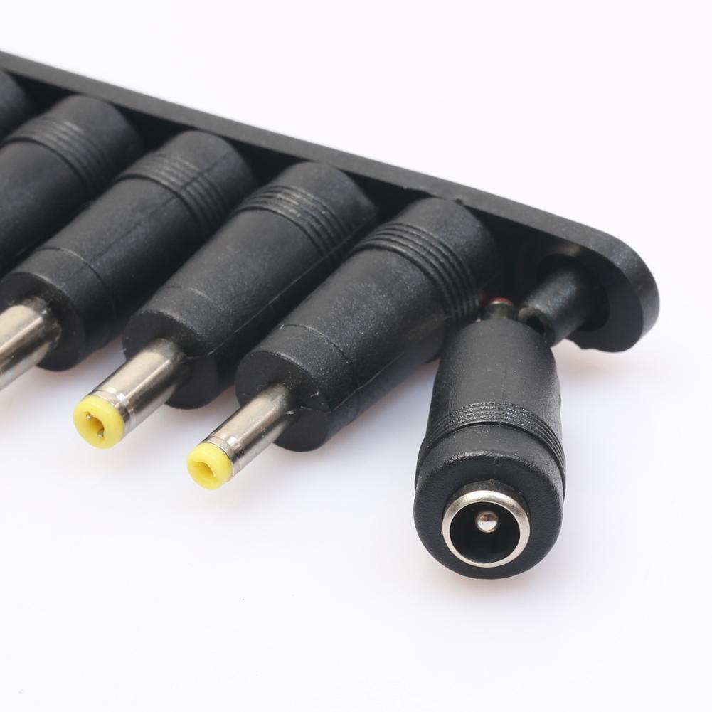 8pcs Angled Tips Universal Notebook Power Adapter Socket Plug Connector