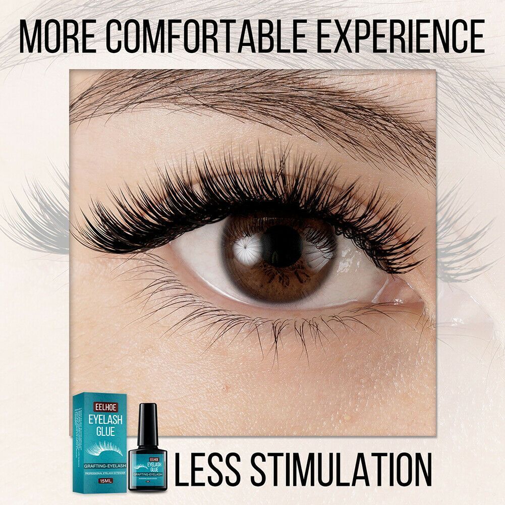 Low Irritating Eyelash Extension Glue Adhesive Strong For Mink Hiar Eyelashes