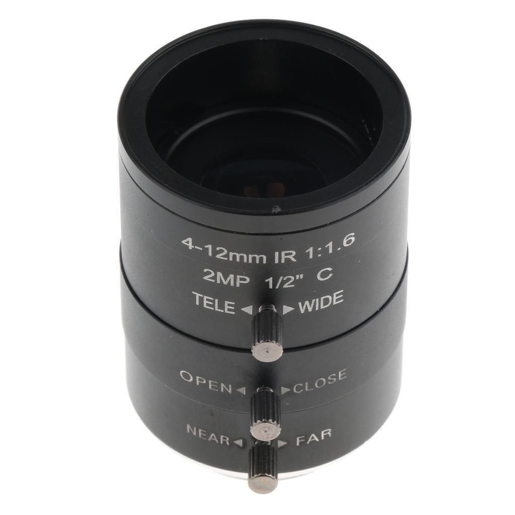 4-12mm 1/2" F1.6 Manual IRIS CS Lens for  Camera Industrial